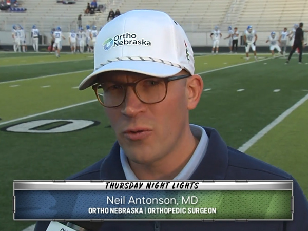 Dr. Antonson Talks Hip Pain on Thursday Night Lights