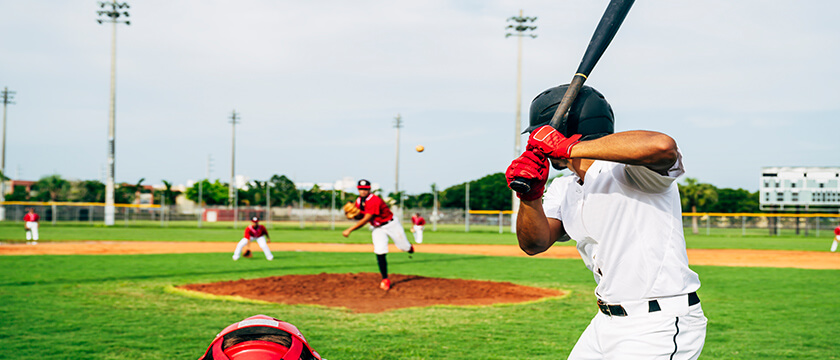 Hitter Ready in the Batter's Box