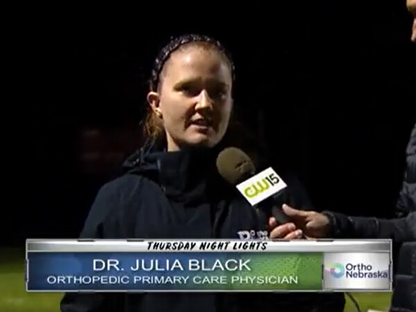 Dr. Julia Black on Thursday Night Lights