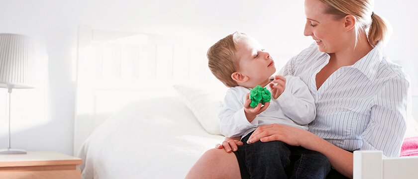 Business Woman with Child