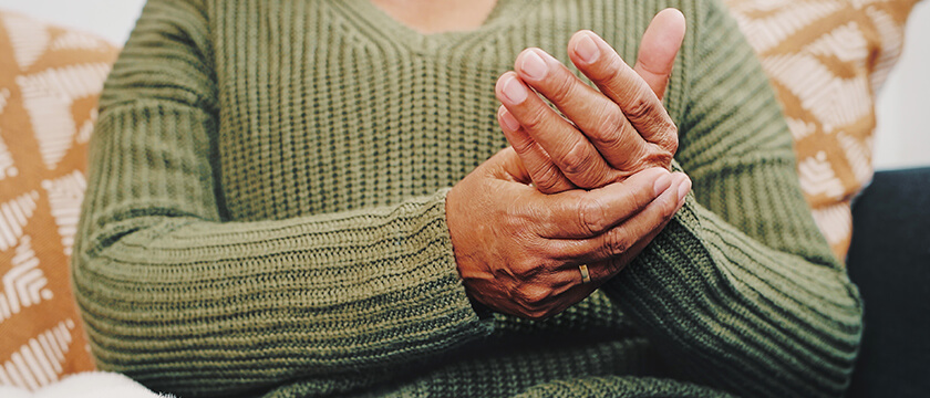 Grasping Hand as for Arthritis