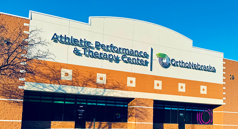 Athletic Performance and Therapy Center at Millard Entrance