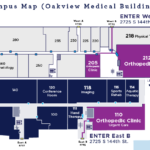 Overhead Oakview Clinic Map