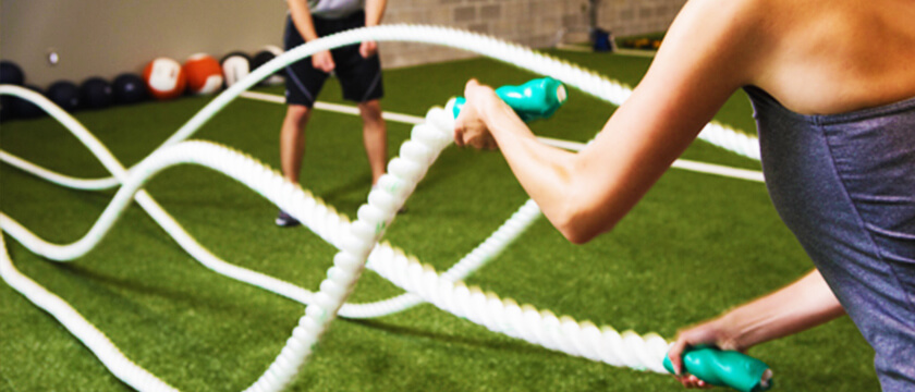 Adult Fitness Rope Exercise