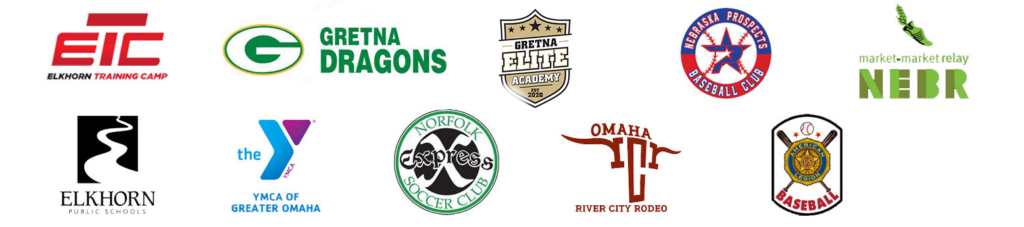 Many Local Sports and Youth Organization Logos
