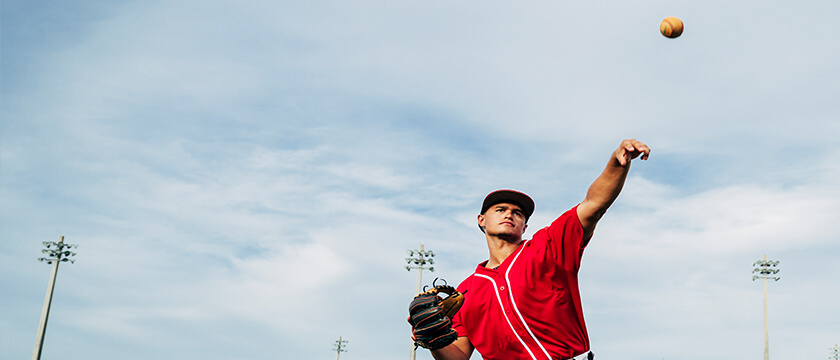 Baseball Player Throwing