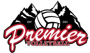 Premier Volleyball Coach Logo