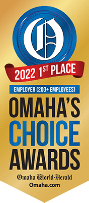 2022 1st Place, Employer (200+ Employees), Omaha's Choice